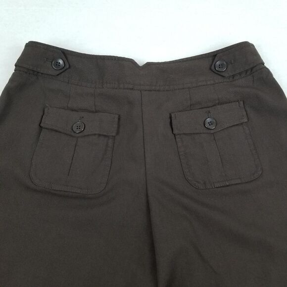 Apt. 9 Ava Cuffed Hem Chocolate Brown Dress Shorts - Picture 5 of 8